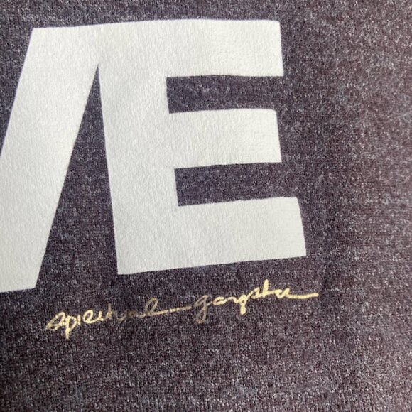 SPIRITUAL GANGSTER | Love Savasana Heather Grey Pullover Graphic Sweatshirt M - Picture 8 of 12